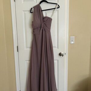 Azazie Ashley Bridesmaid Dress Color Dusk